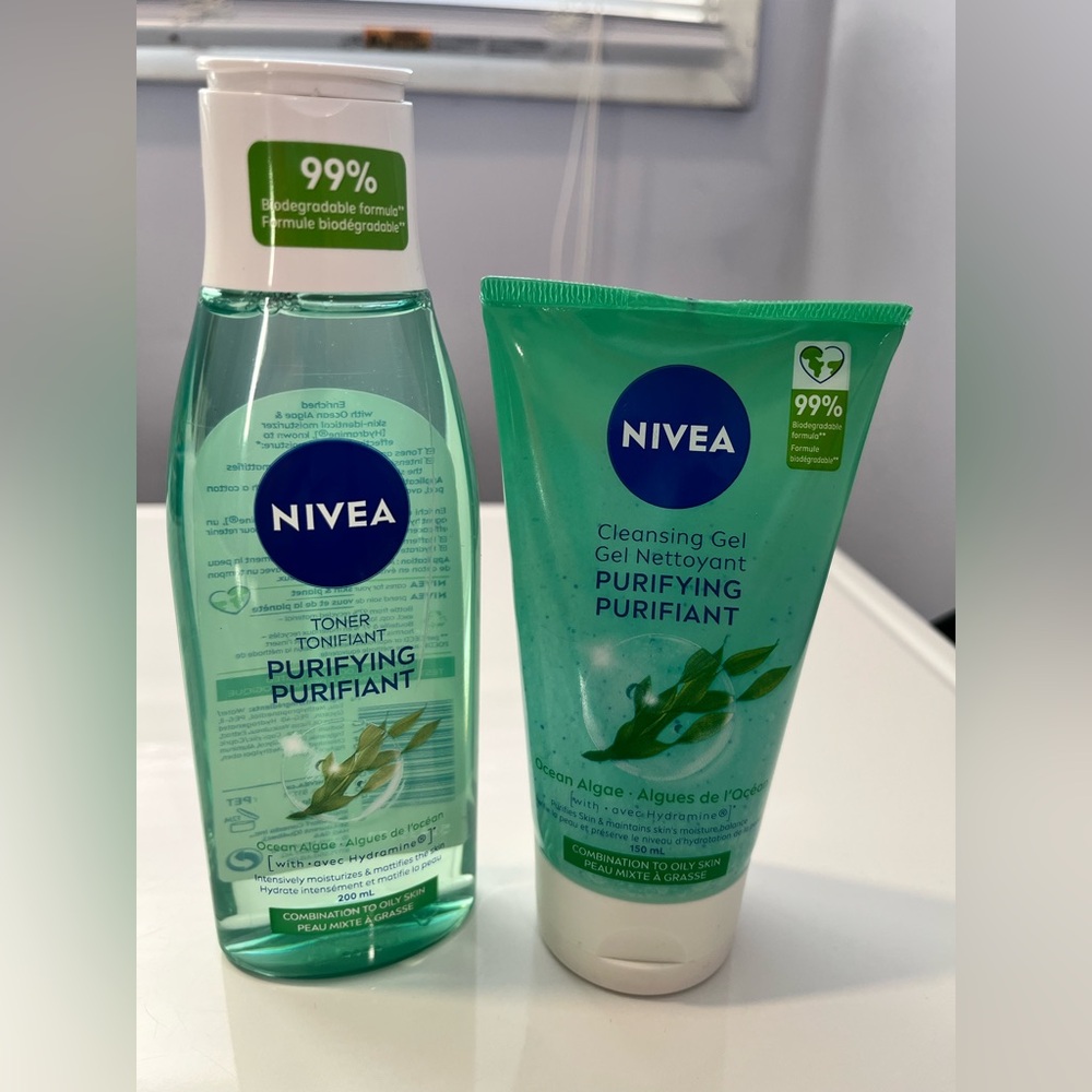 NIVEA Purifying Toner & Cleansing Gel Set